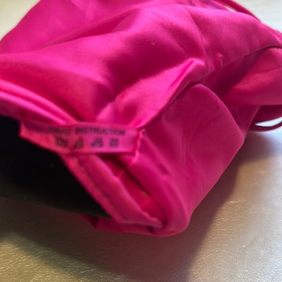 Prada Pink Velvet Backpack with Drawstring Closure - Picture 8 of 11